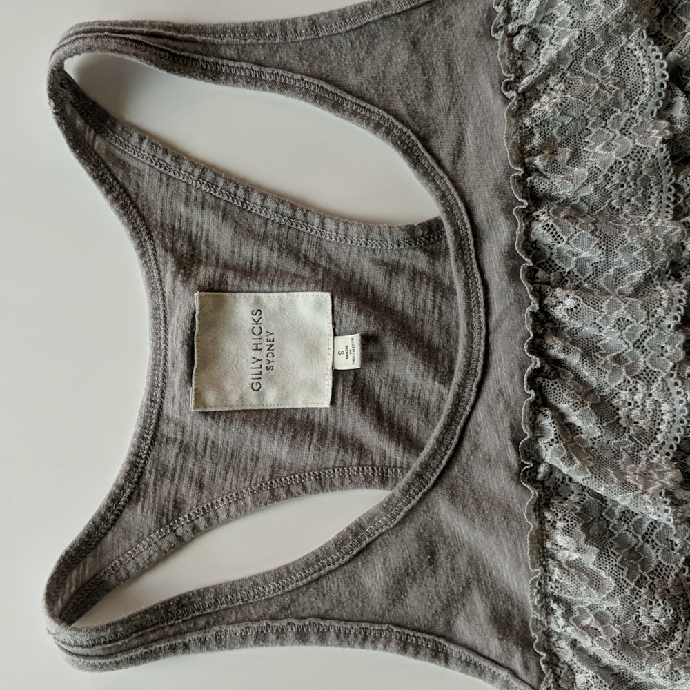 Gilly Hicks Sydney Ruffle Racerback Tank - Picture 2 of 5